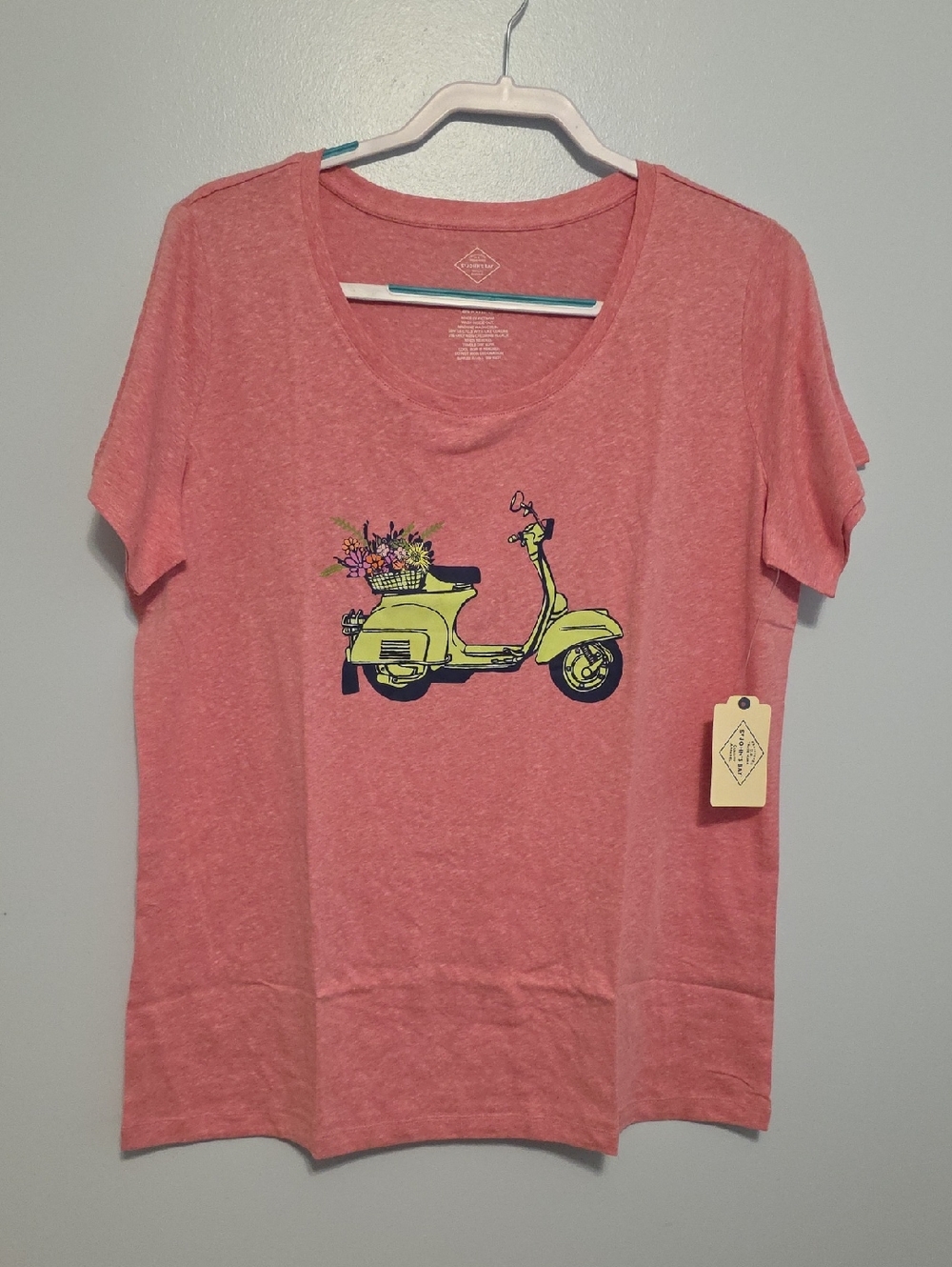 St. John's Bay Womens Crew Neck Short Sleeve T-Shirt XL